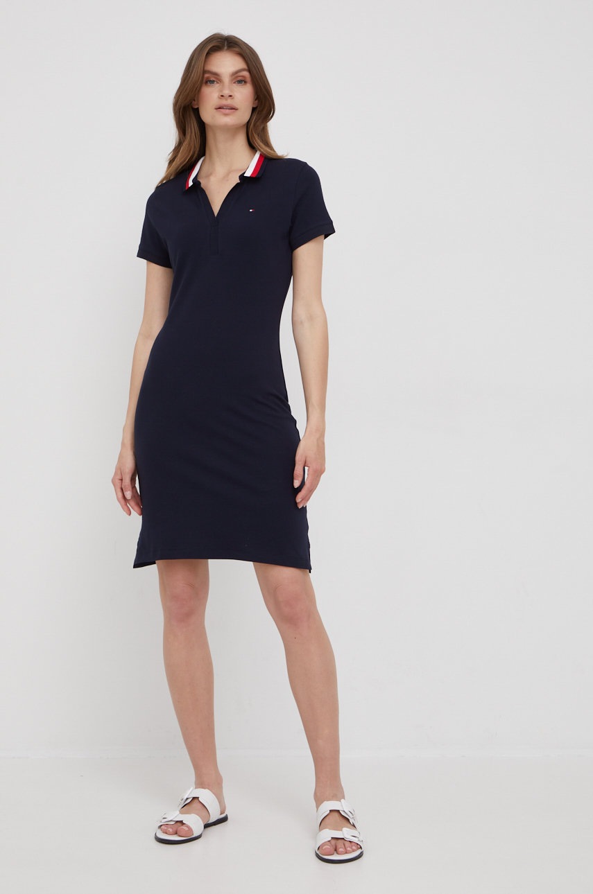 

Платье Tommy Hilfiger цвет синий mini прямая