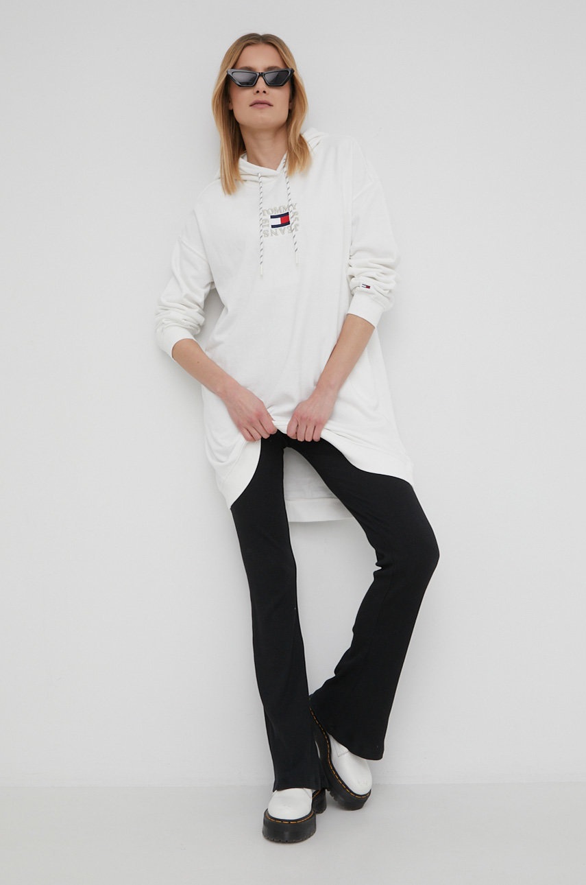 

Сукня Tommy Jeans колір білий mini oversize