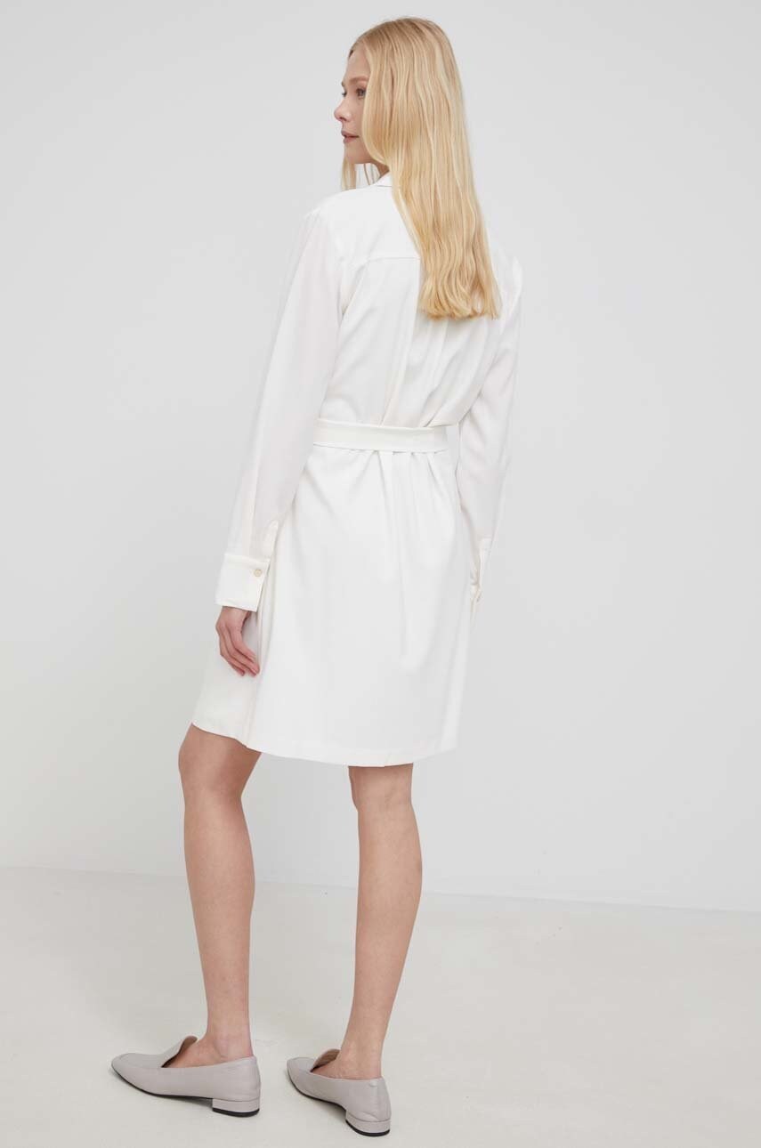 

Сукня Dkny колір бежевий mini пряма