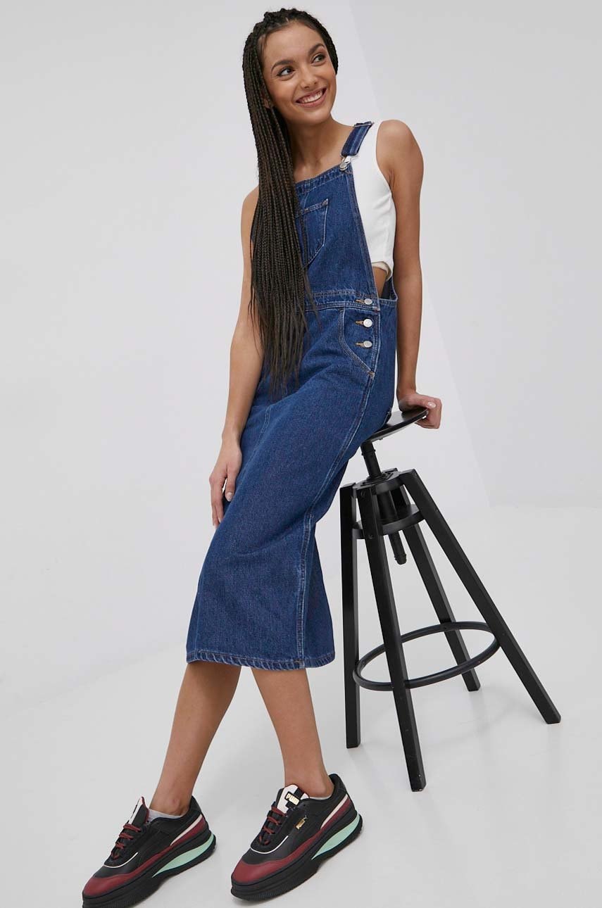 Levi's rochie jeans midi, drept