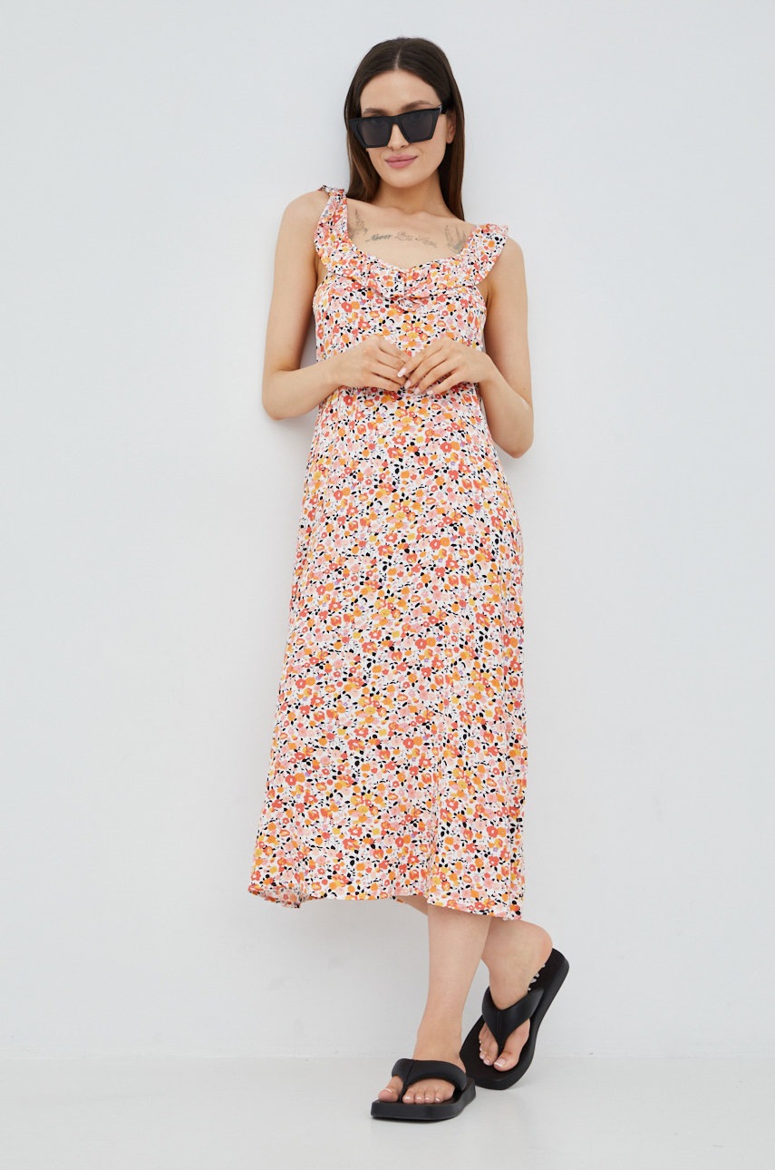 

Сукня JDY колір бежевий midi oversize