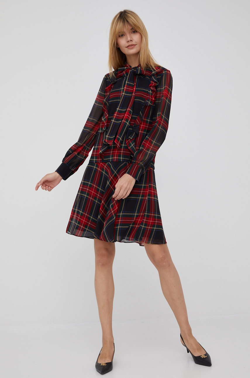 

Сукня Lauren Ralph Lauren колір червоний mini пряма