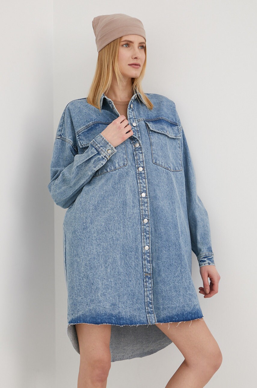 Noisy may rochie jeans mini, oversize