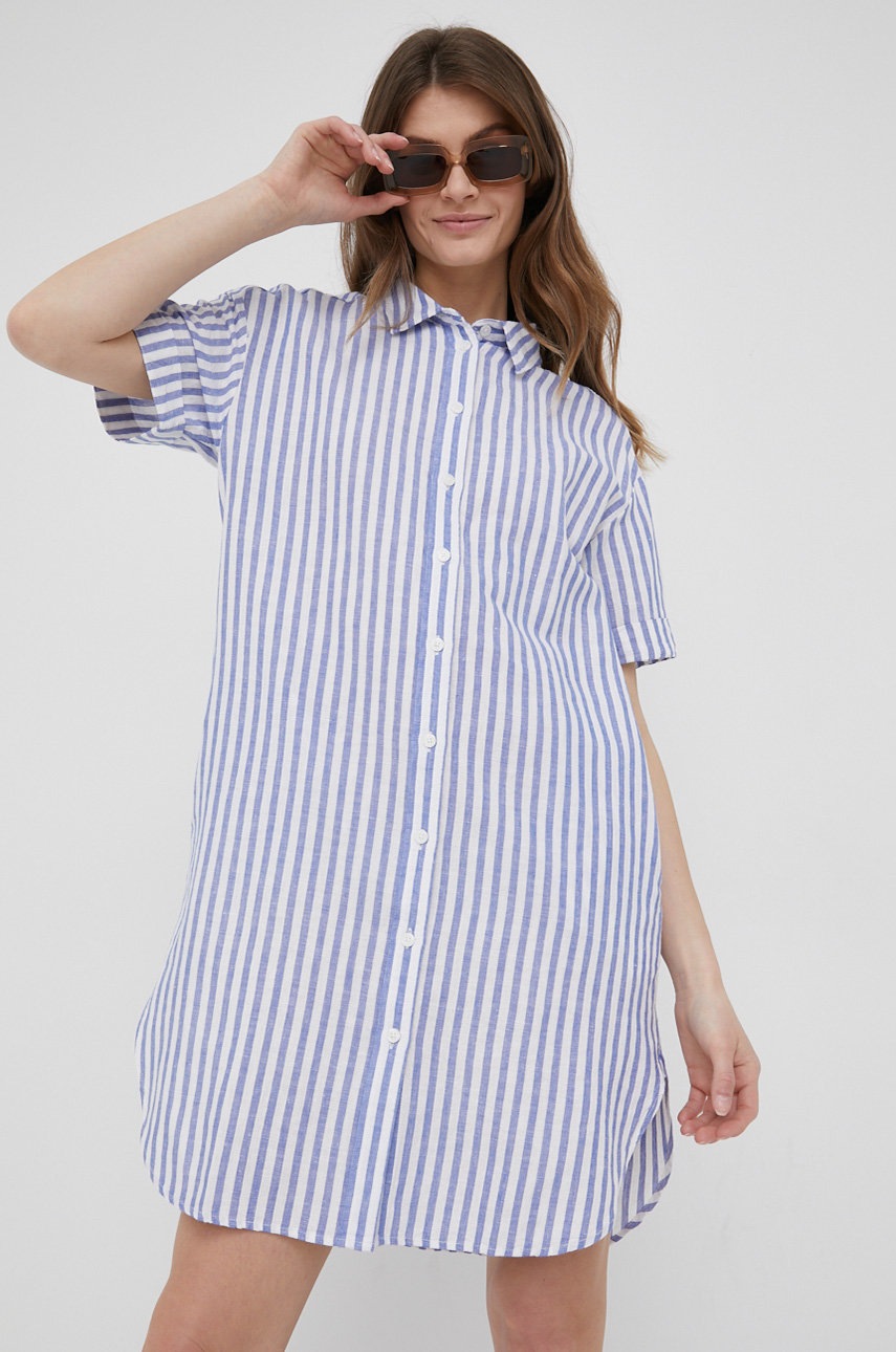 GAP sukienka lniana midi oversize