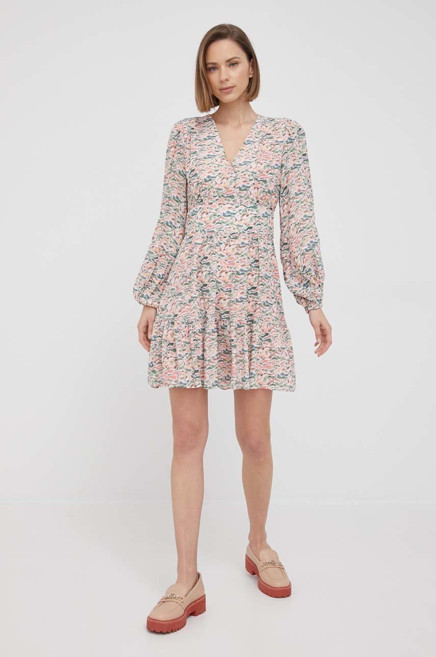 

Платье Scotch & Soda цвет розовый mini расклешённая