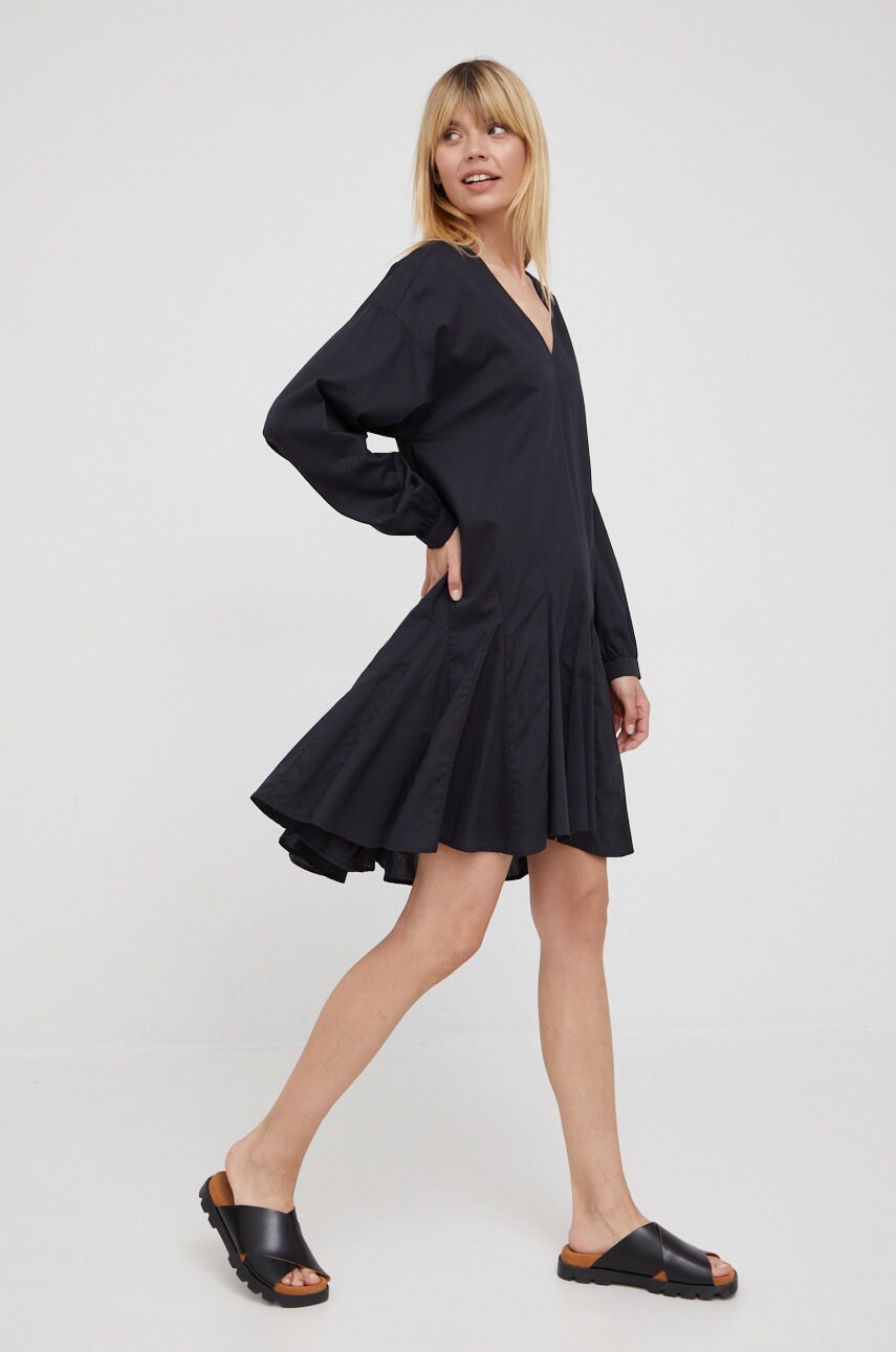 Marc o'polo rochie culoarea negru, mini, oversize