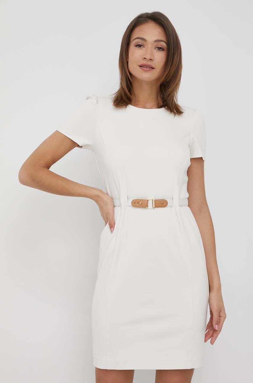 

Платье Lauren Ralph Lauren цвет бежевый mini прямая