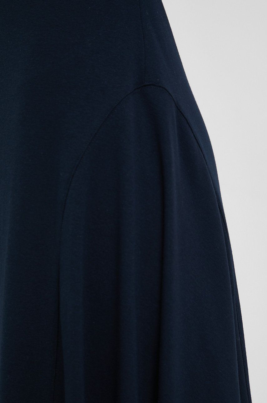 Сукня Lauren Ralph Lauren колір синій midi розкльошена