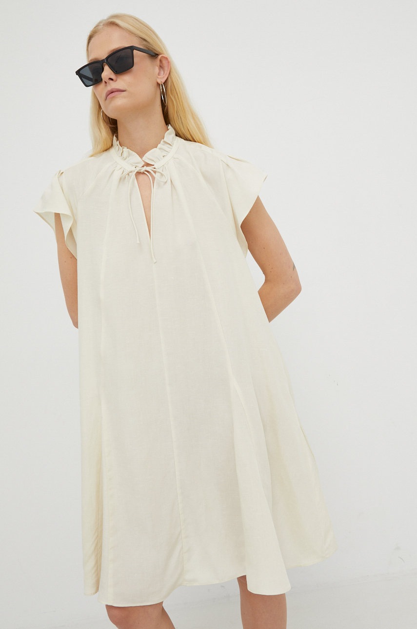 

Сукня Samsoe Samsoe колір бежевий mini oversize