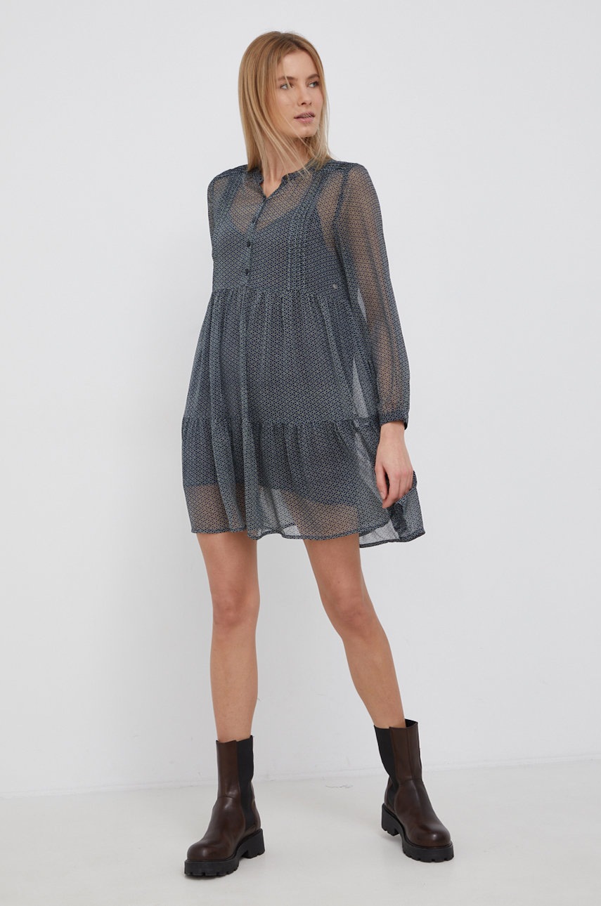 

Сукня Pepe Jeans Jillian колір синій mini розкльошена