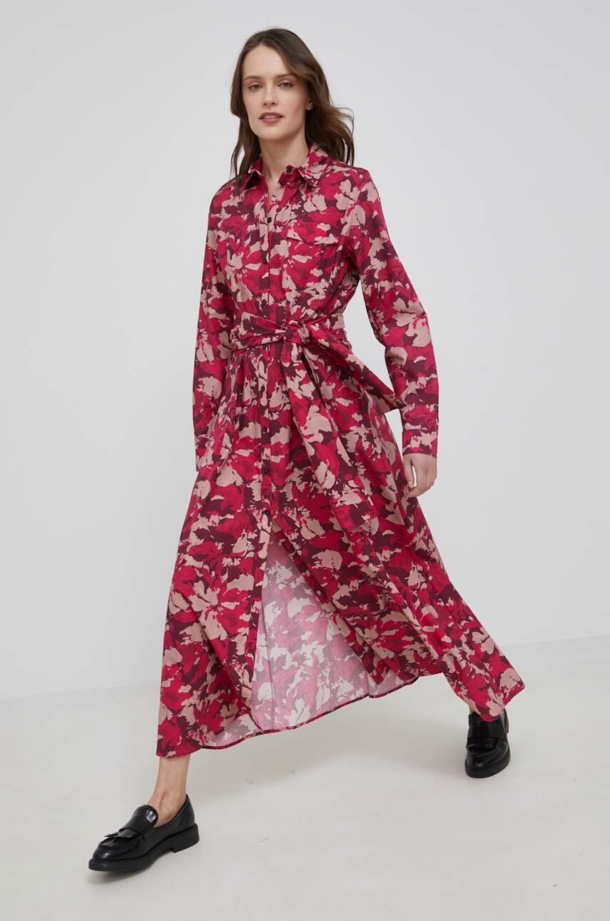 

Бавовняна сукня Woolrich maxi розкльошена