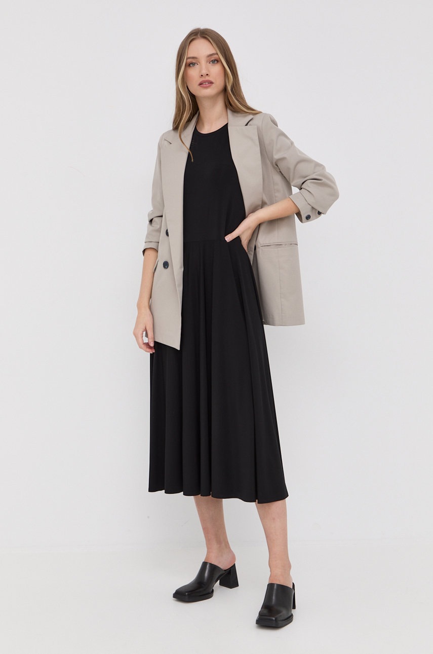 

Сукня Max Mara Leisure колір чорний maxi пряма