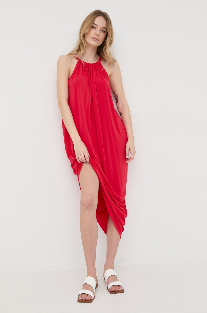 

Сукня Max Mara Leisure колір червоний maxi пряма