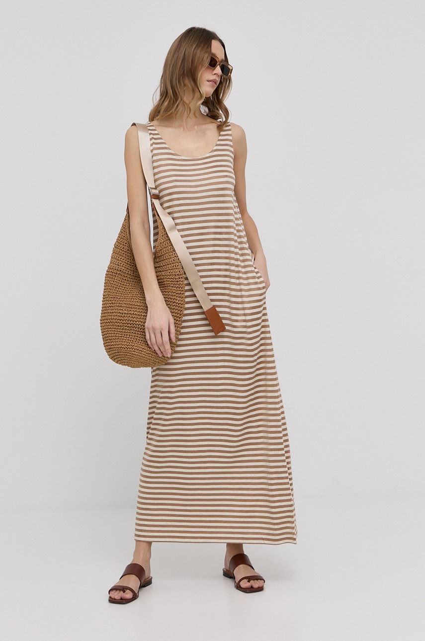 

Max Mara Leisure в бежово дълъг модел със стандартна кройка, Бежов