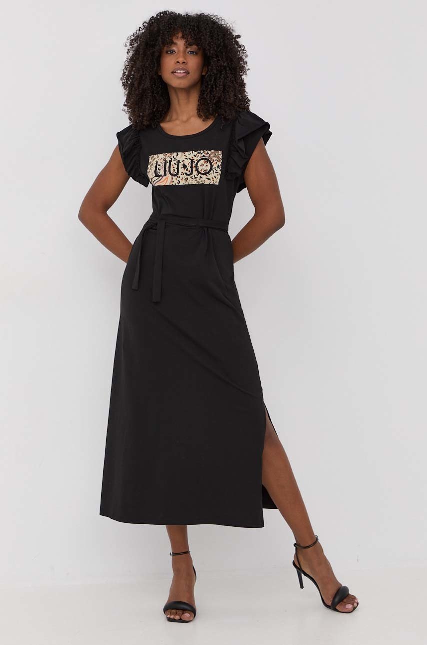 

Сукня Liu Jo колір чорний maxi пряма