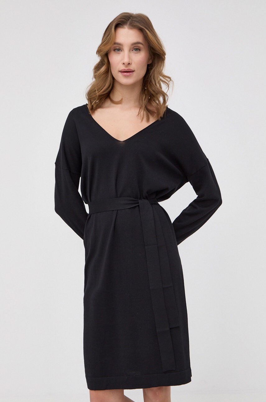 

Платье Liu Jo цвет чёрный midi oversize