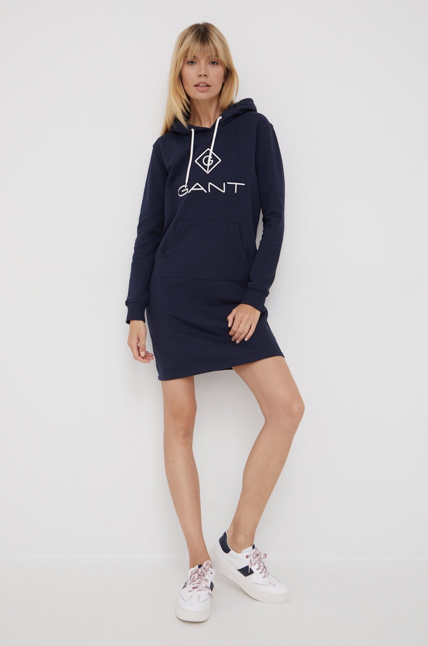

Платье Gant цвет синий mini oversize