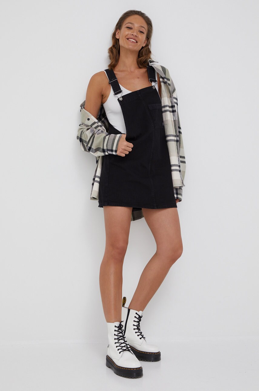 

Джинсовое платье Dr. Denim цвет чёрный mini oversize