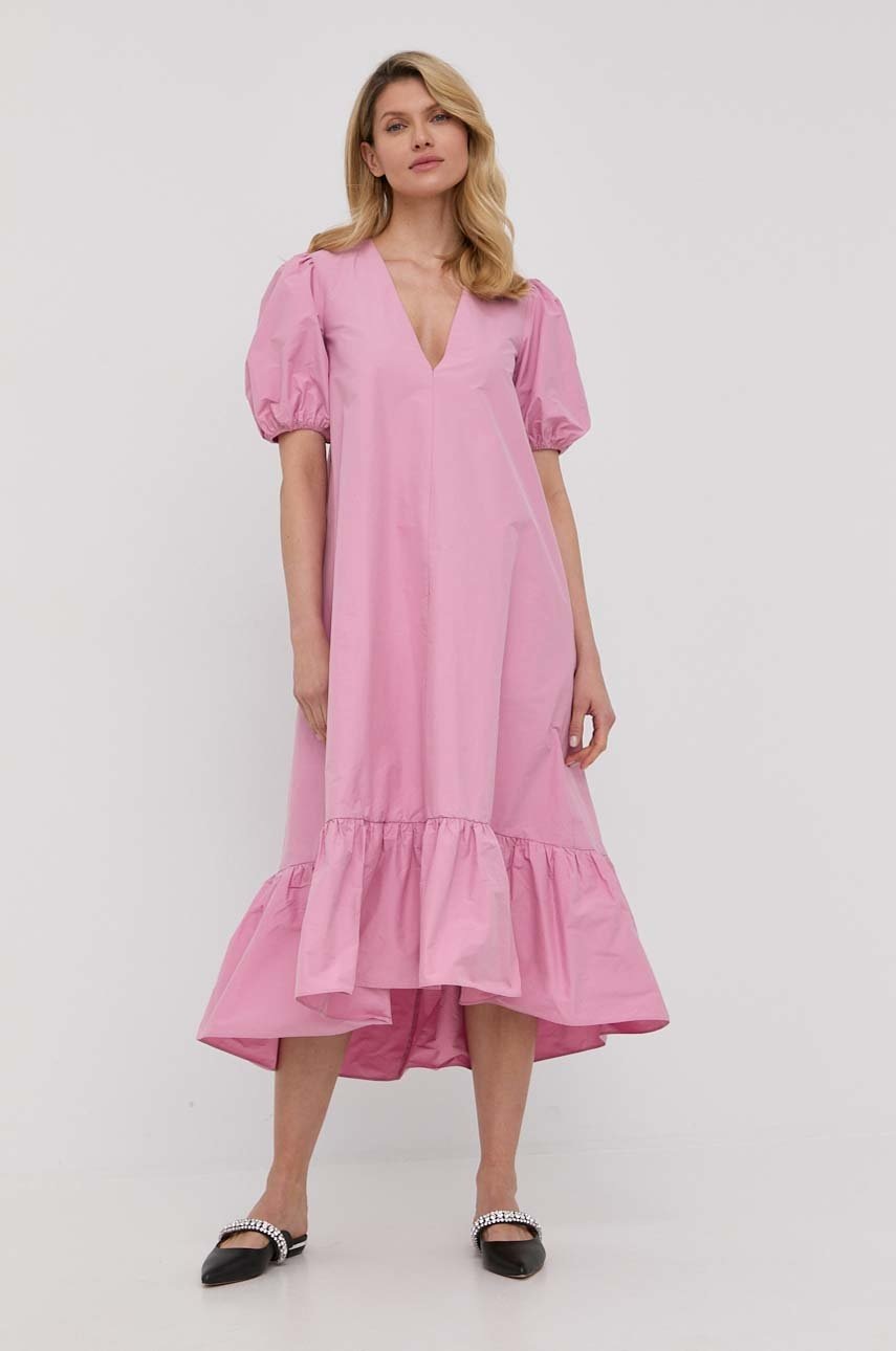 

Сукня Red Valentino колір фіолетовий midi розкльошена