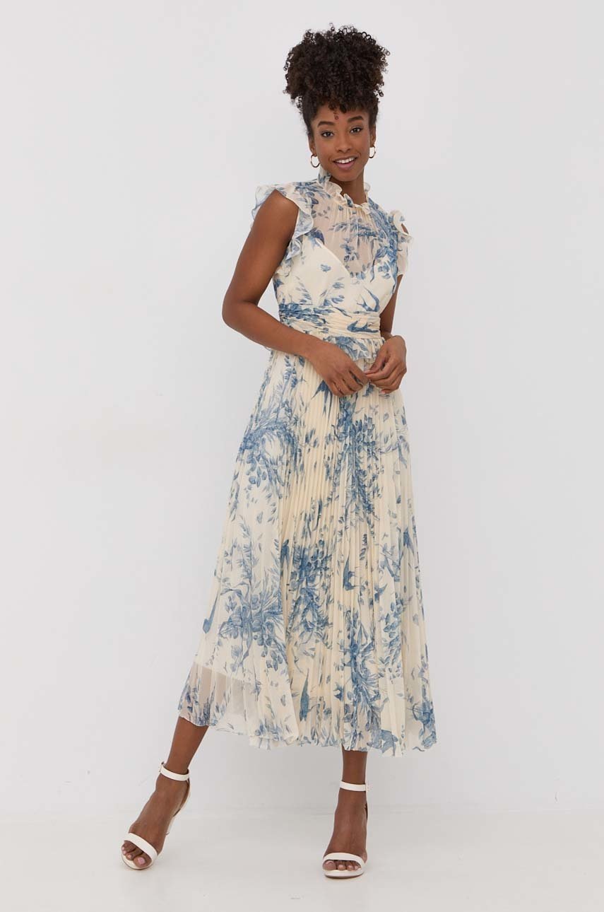 

Сукня Red Valentino колір бежевий maxi розкльошена