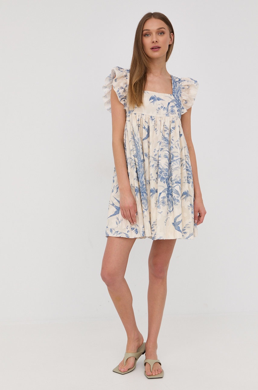 

Хлопковое платье Red Valentino mini расклешённая