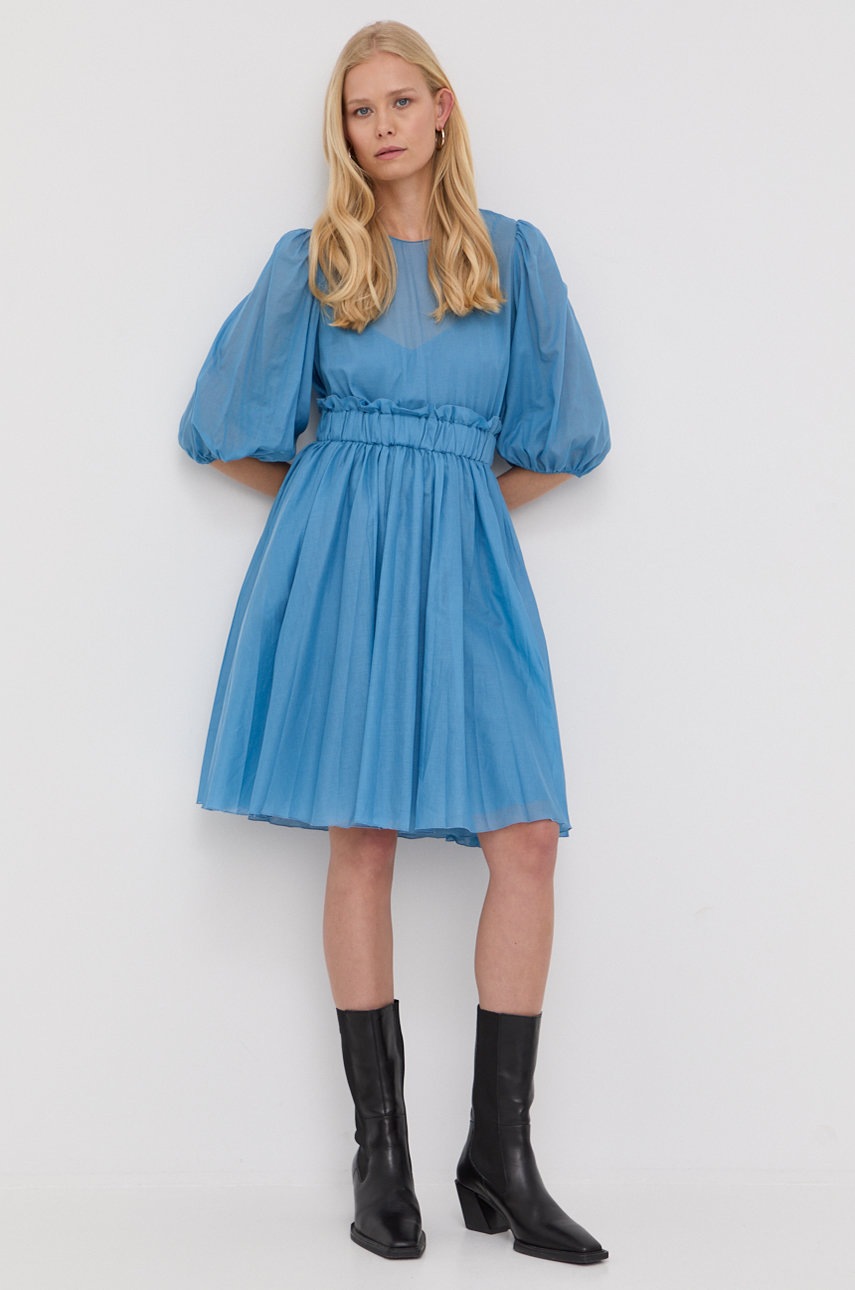 

Хлопковое платье Red Valentino mini расклешённая