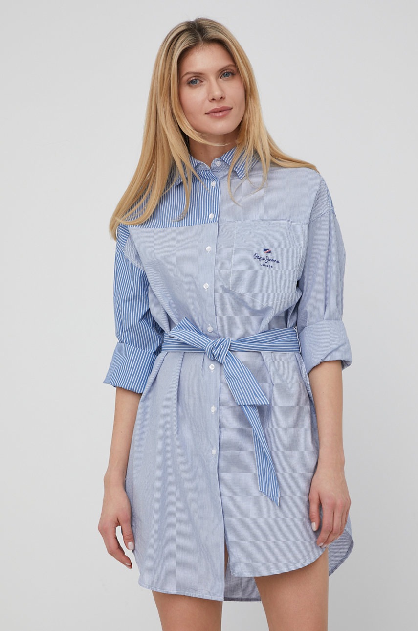 

Бавовняна сукня Pepe Jeans Karen mini oversize