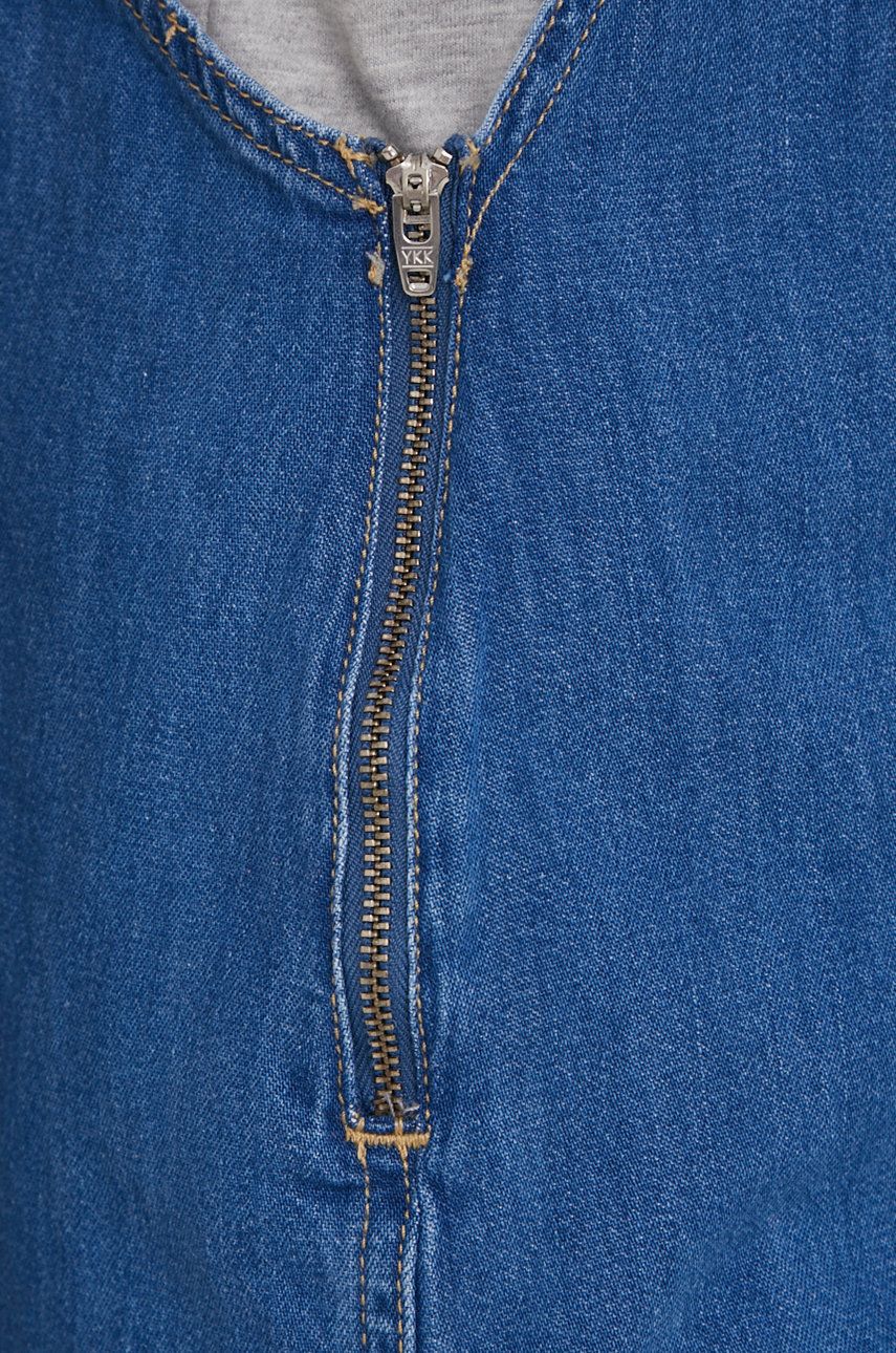 Pepe Jeans sukienka jeansowa Vesta kolor granatowy mini prosta