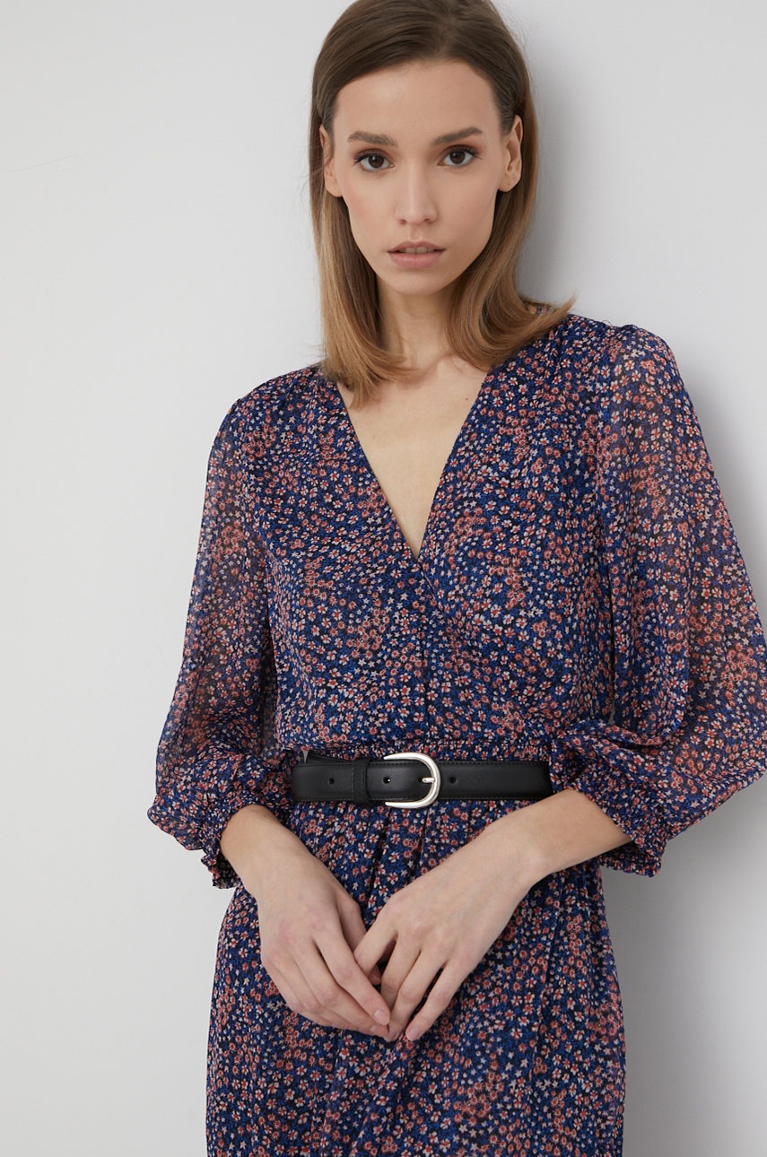 

Рокля Pepe Jeans Marina къс модел разкроен модел, Многоцветен