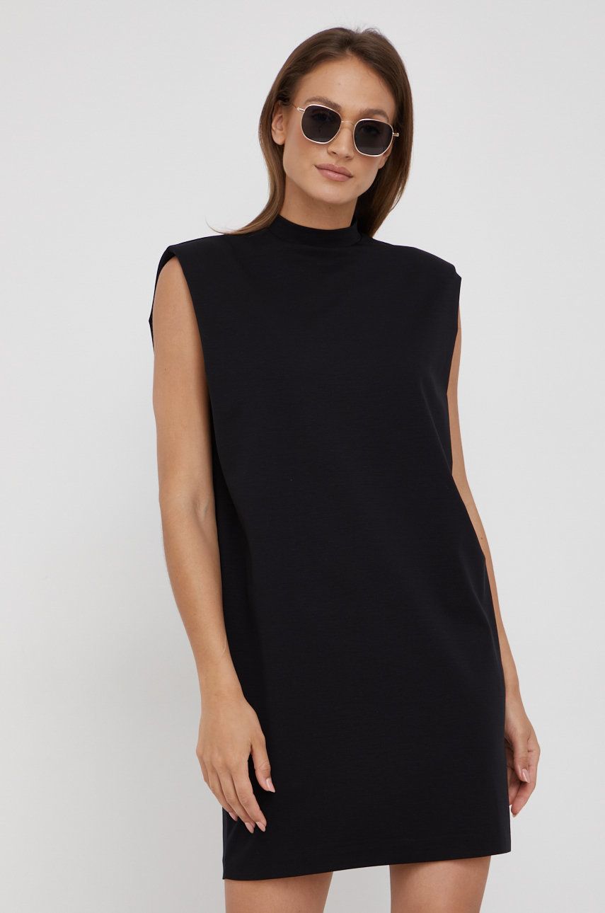 Drykorn rochie culoarea negru, mini, oversize answear.ro imagine noua 2022
