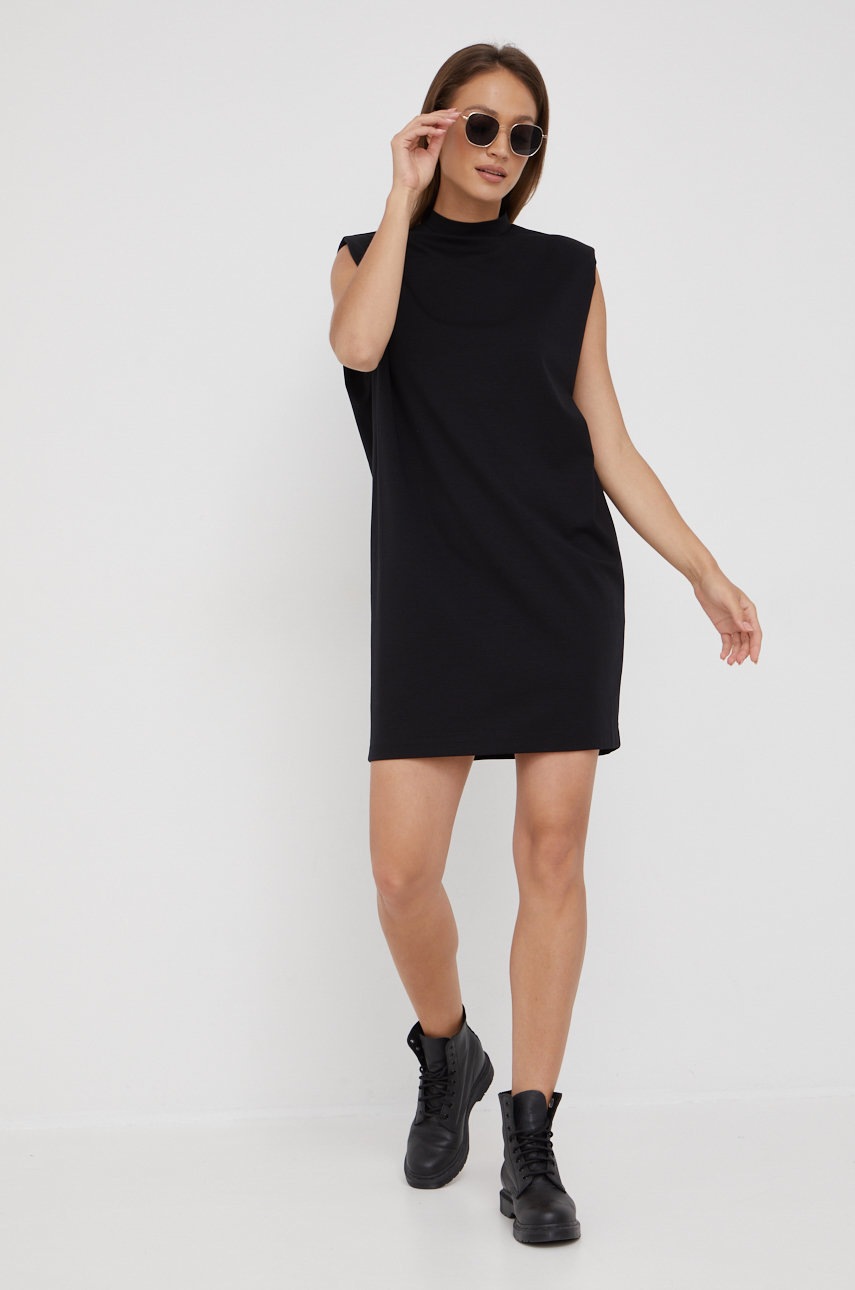 

Платье Drykorn цвет чёрный mini oversize