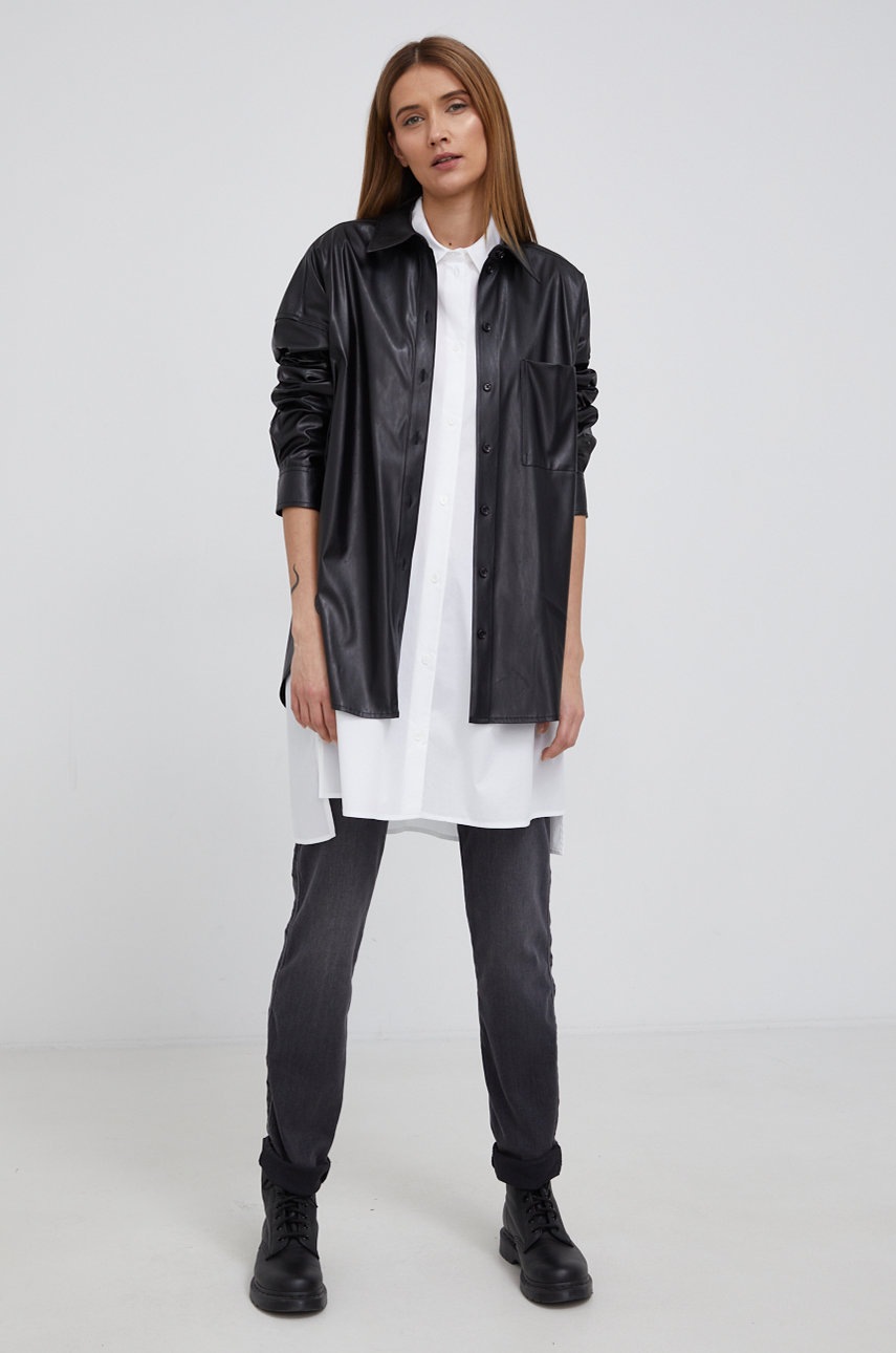 

Платье Drykorn Eftalia цвет белый mini oversize