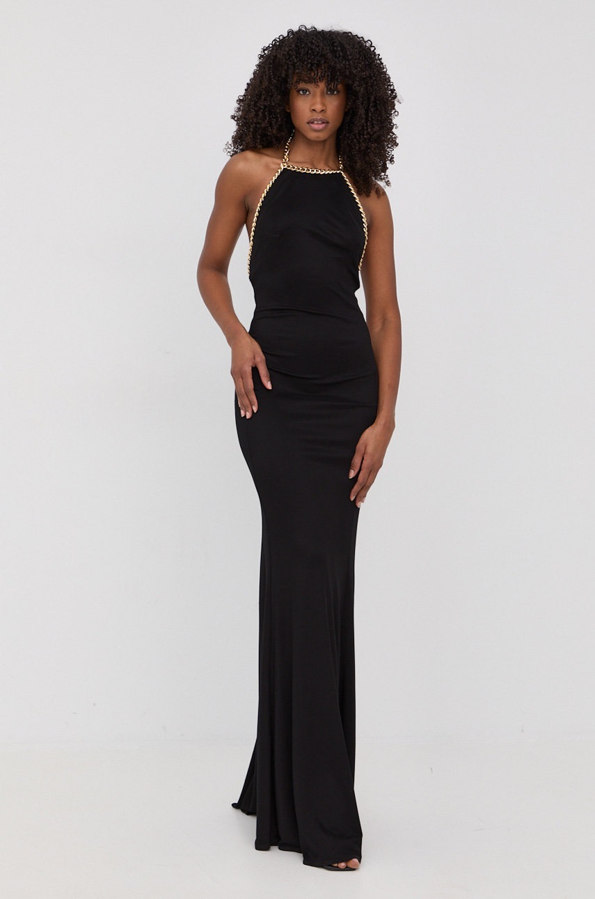 

Сукня Elisabetta Franchi колір чорний maxi облягаюча