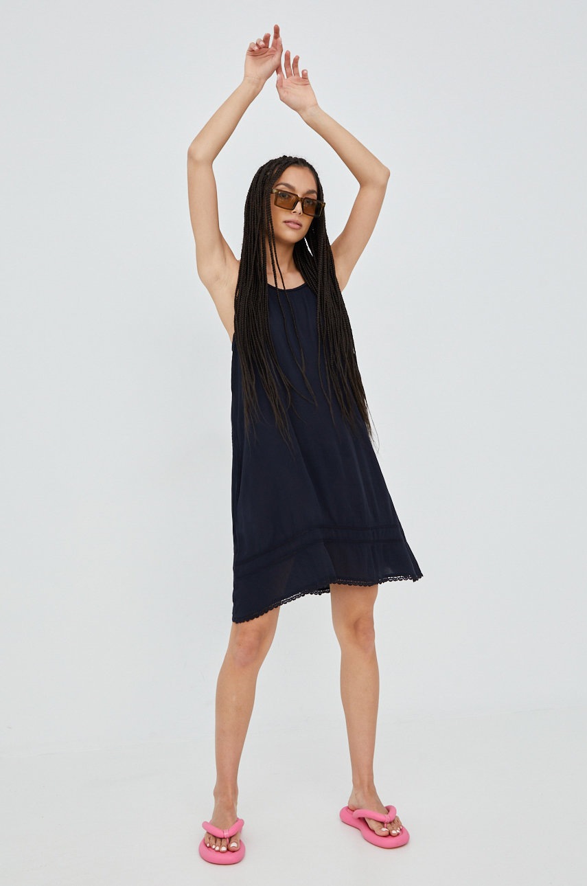 

Сукня Superdry колір синій mini oversize