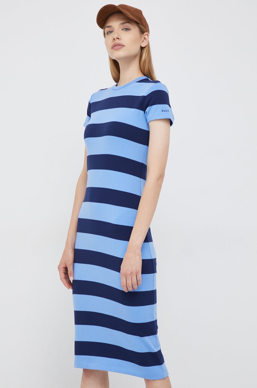 

Платье Polo Ralph Lauren midi облегающая