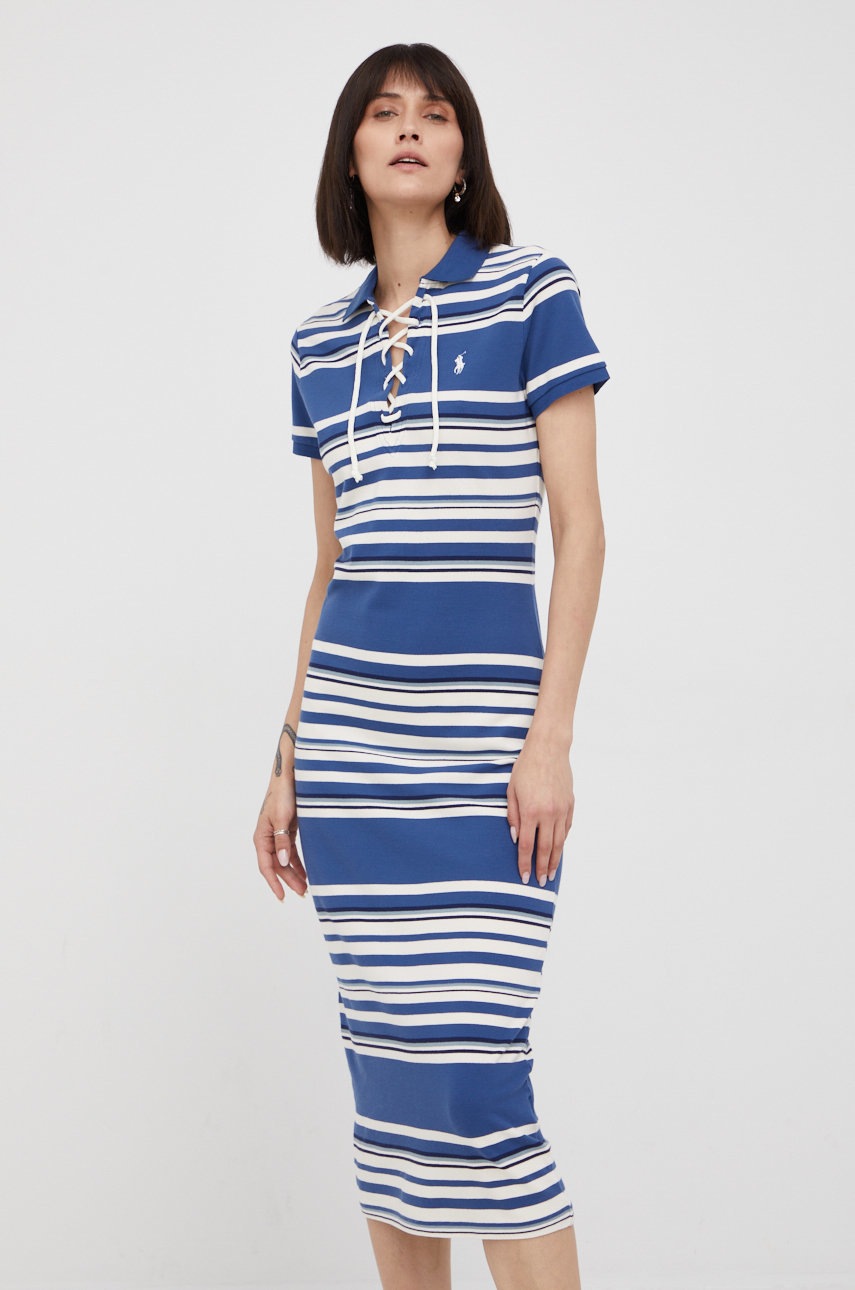 

Платье Polo Ralph Lauren midi облегающая