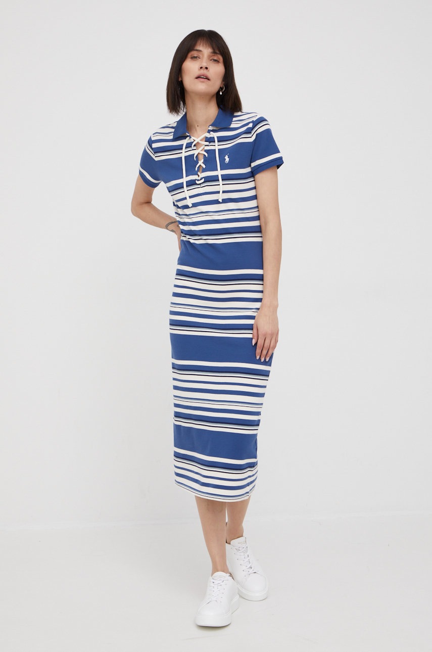 

Платье Polo Ralph Lauren midi облегающая