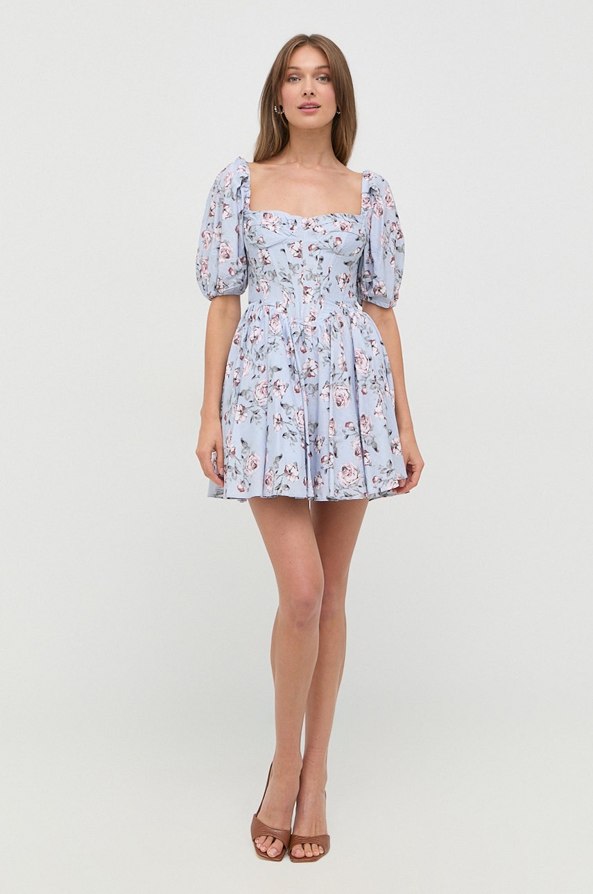 

Платье Bardot mini расклешённая