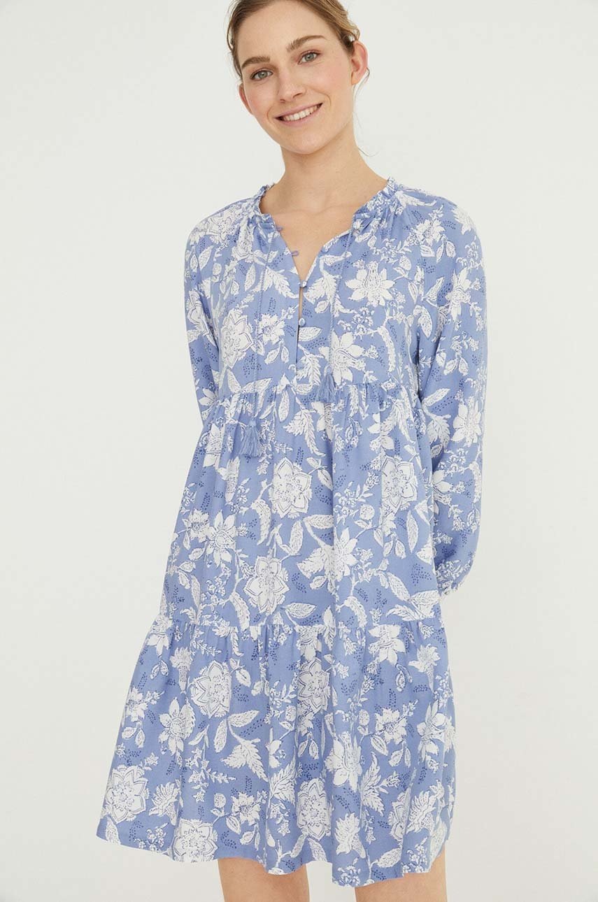 

Платье women'secret Daily Cyprus цвет фиолетовый mini oversize