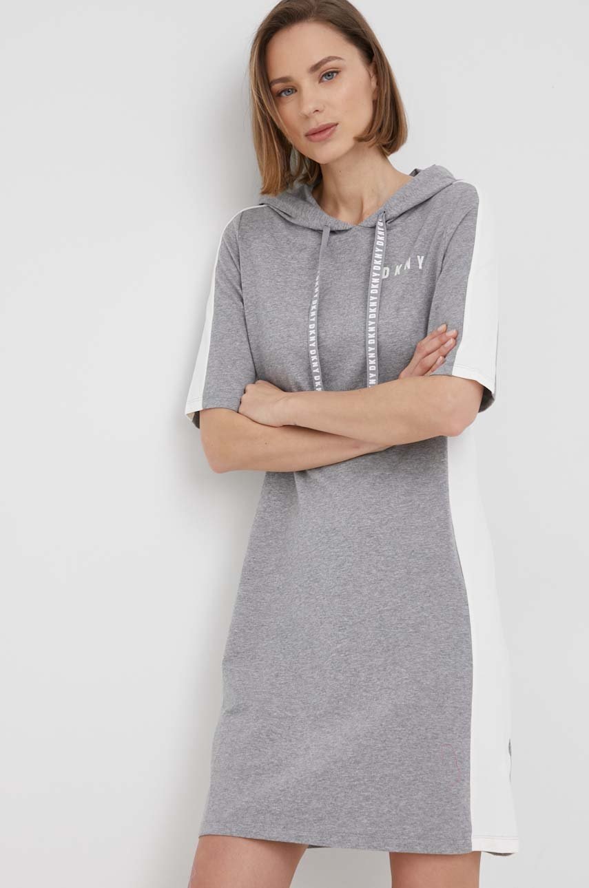 

Сукня Dkny колір сірий mini пряма