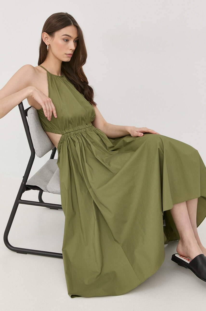 

Платье MICHAEL Michael Kors цвет зелёный midi расклешённая