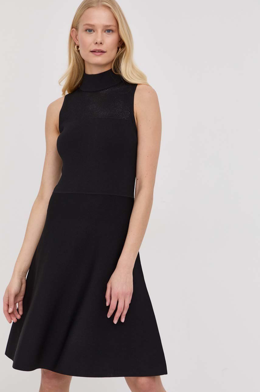 MICHAEL Michael Kors rochie culoarea negru, mini, evazati