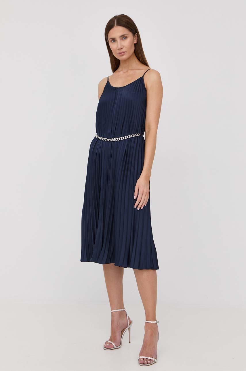 

Платье MICHAEL Michael Kors цвет синий midi расклешённая