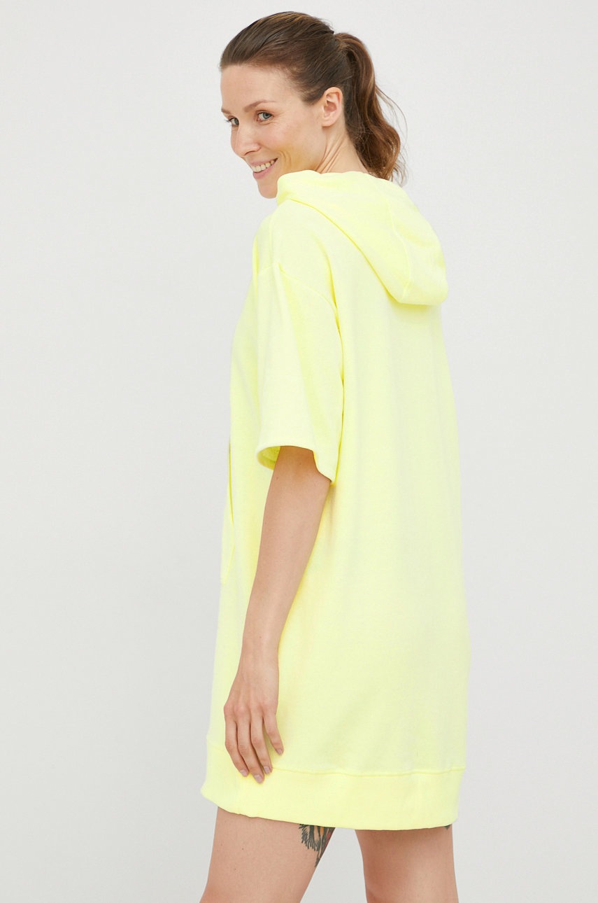 

Платье Dkny цвет жёлтый mini прямая