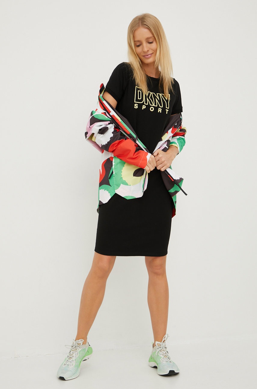 

Сукня Dkny колір чорний mini пряма