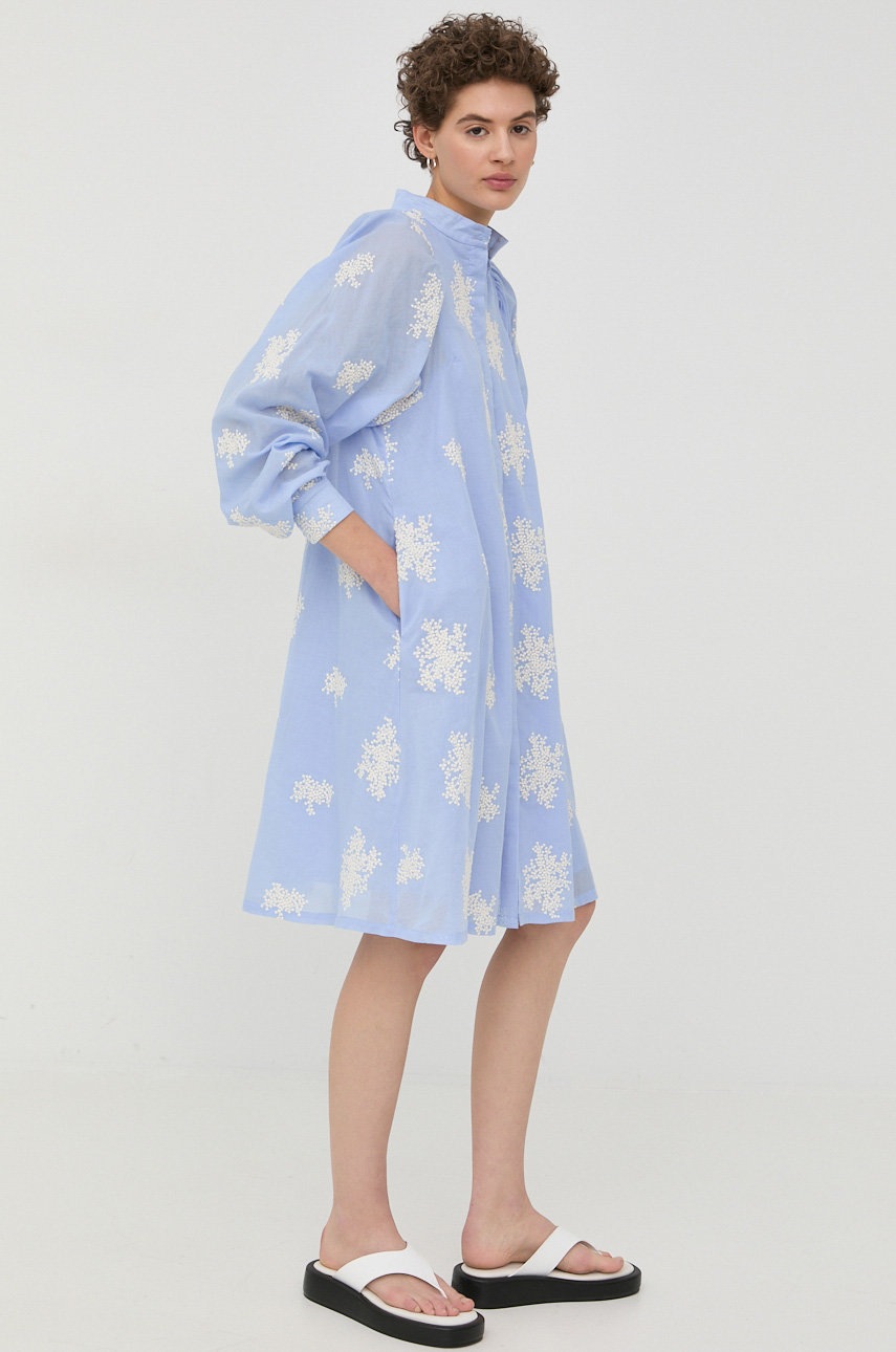 

Бавовняна сукня Bruuns Bazaar mini oversize