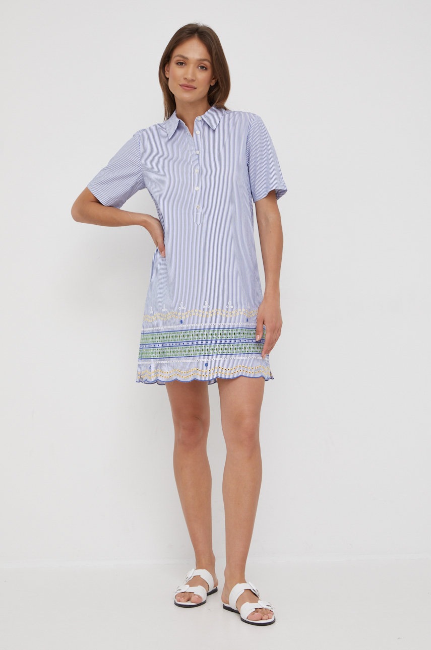 

Хлопковое платье Tommy Hilfiger mini oversize