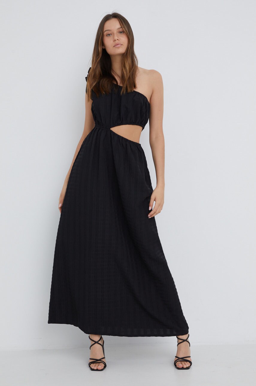 

Сукня Vero Moda колір чорний maxi розкльошена