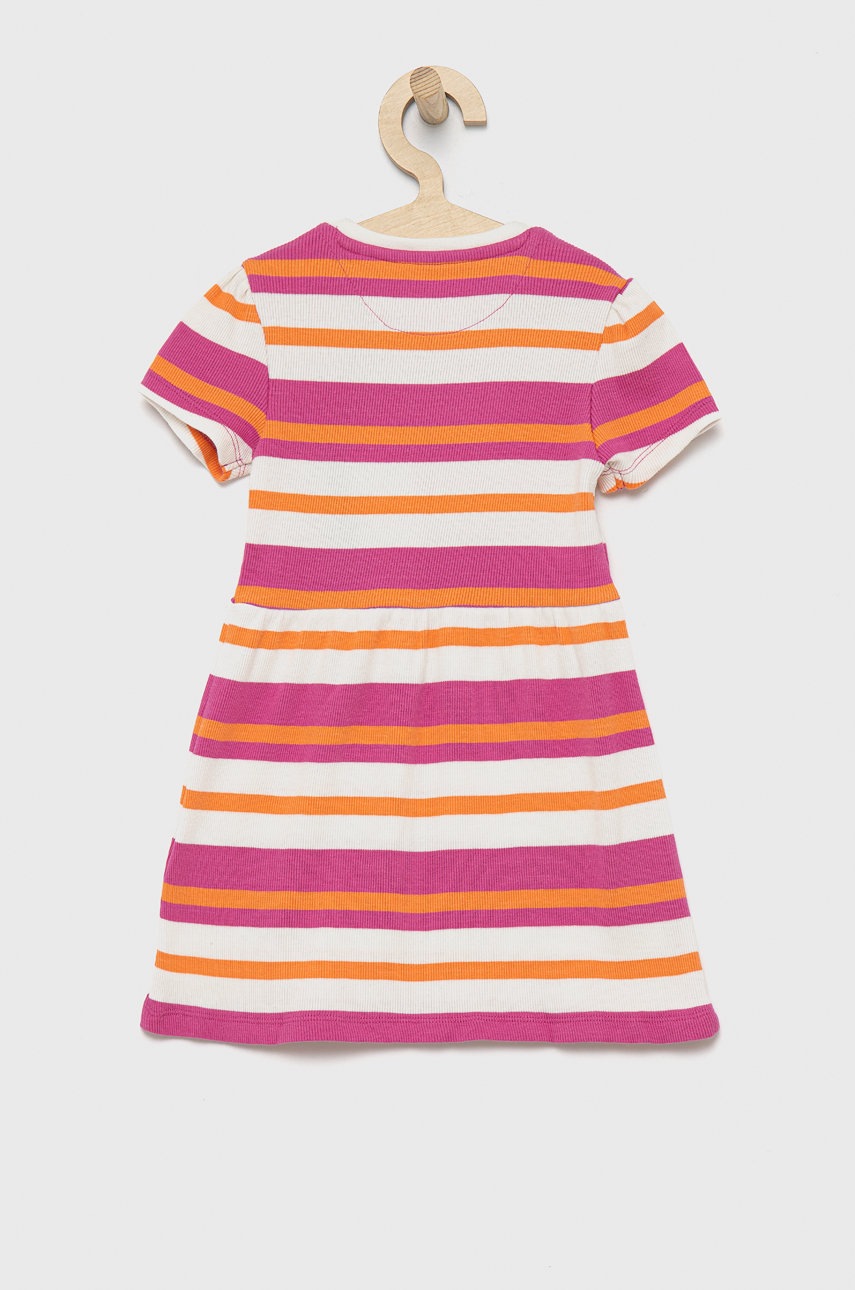 

Дитяча бавовняна сукня Guess mini розкльошена