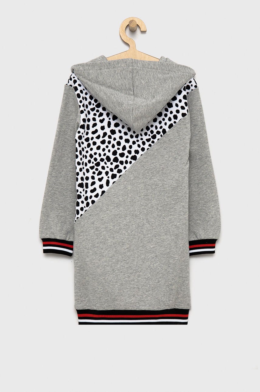 

Хлопковое детское платье Guess цвет чёрный mini прямая